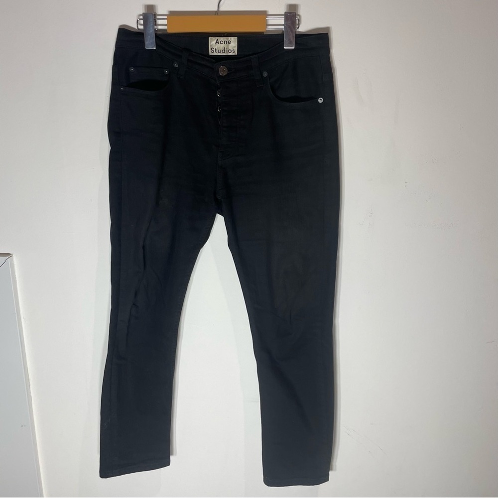 Acne Men's Skinny Jeans in Black
